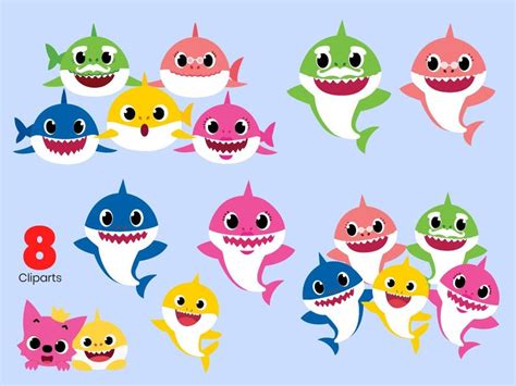 Cute Shark, Baby Shark, Baby Clip Art, Free Clip Art, Baby Svg, Clipart Baby, Shark Images ...