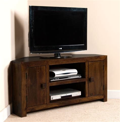 20 The Best Dark Wood Corner Tv Stands