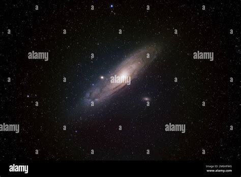 An Andromeda Galaxy (catalog numbers NGC 224 and M31) a separate galaxy beyond the Milky Way ...