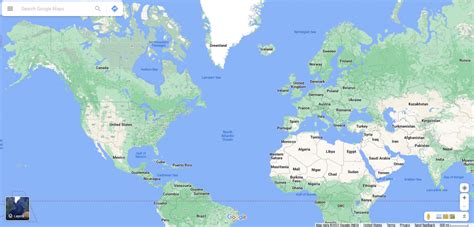 Mercator Projection Map