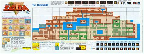 NES Zelda map foldout | Video Game Nostalgia | Pinterest | Zelda map, Original zelda and Gaming