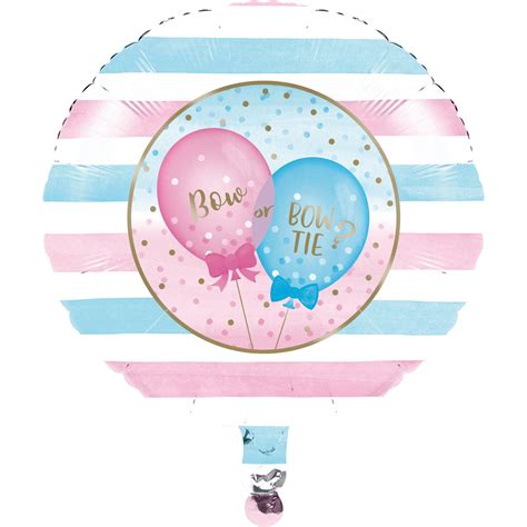 Gender Reveal Balloons Mylar Balloons, 3 Count - Walmart.com - Walmart.com