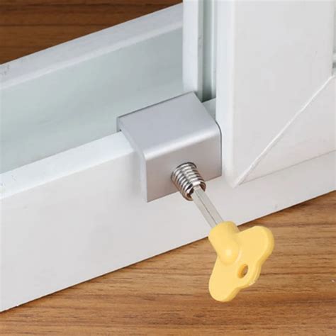 Adjustable Sliding Window Locks Child Security Anti theft track locks Space aluminum Furniture ...