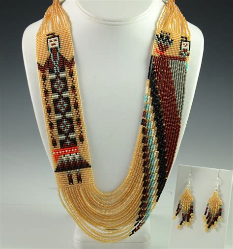 Navajo Beaded Necklace by Rena Charles - Hoel's Indian Shop