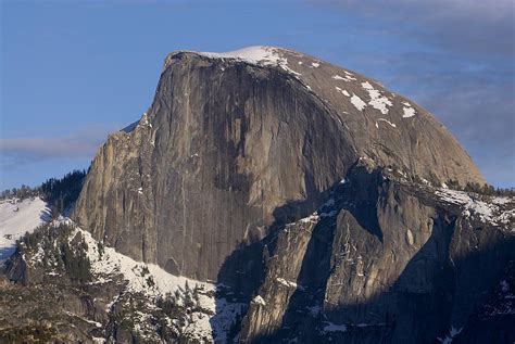 Half dome close up in winter Photograph by Richard Berry - Fine Art America