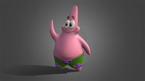 Patrick Star - Download Free 3D model by Kreeptonit [fabe9a5] - Sketchfab