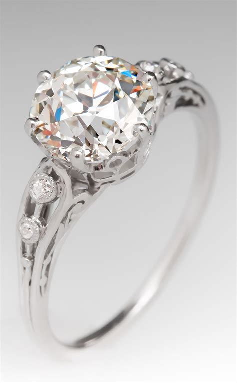 Antique 2 Carat Diamond Solitaire | Color fulvink