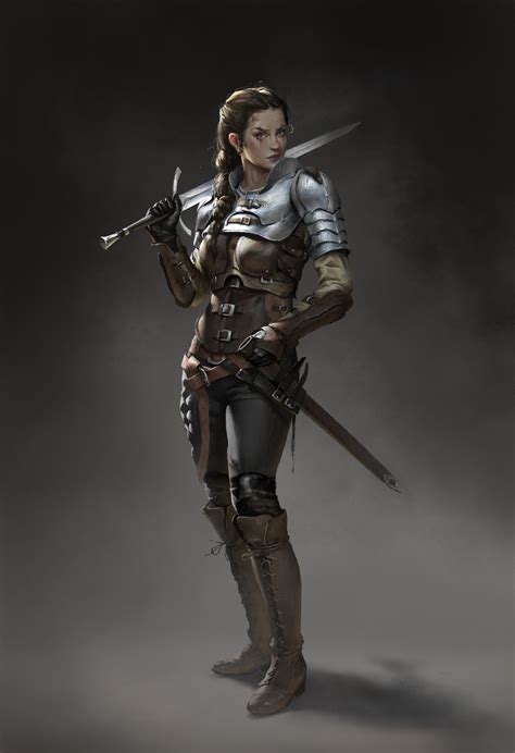 Pin by Hudson Corcoran on RPG female character 23 | Fantasy female warrior, Female knight ...