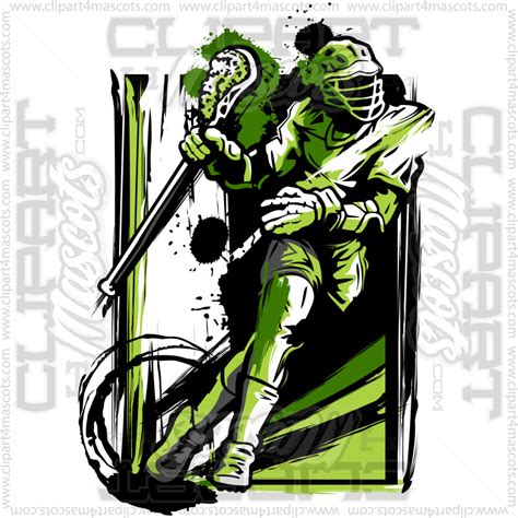 Lacrosse Player Logo Image. Vector or Jpg Formats.