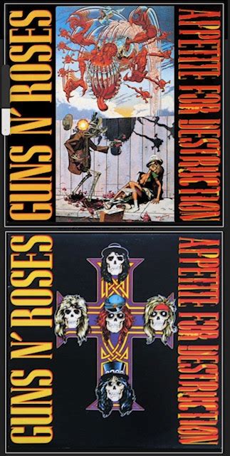 Guns N' Roses - Appetite for Destruction - controversial album cover - Spatula City Records