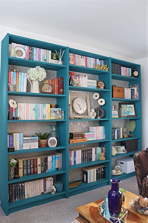 Ikea Billy Bookcase Hack for our Living Room - Makes, Bakes and Decor | Ikea billy bookcase hack ...