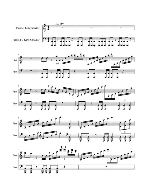 Geometry Dash OSTs Sheet music for Piano (Piano Duo) | Musescore.com