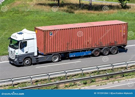 Truck with Florens Container Editorial Stock Image - Image of logo ...