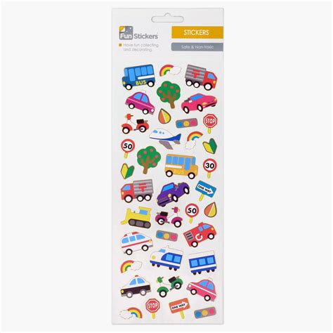 Cute Cars 203 - Fun Stickers