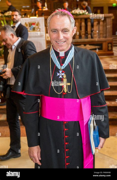 Munich, Germany. 14th Oct, 2015. Georg Gaenswein, Catholic archbishop ...