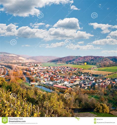 View Over Saale River Valley Near Jena, Germany Stock Photo - Image of aerial, saale: 29755744