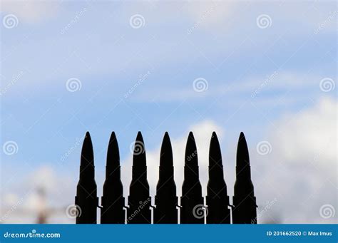 M14 rifle ammunition belt stock photo. Image of bullet - 201662520