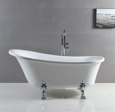 Fienza Claw Foot Freestanding Bath-Chrome Feet