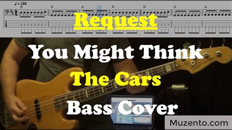 You Might Think - The Cars - Bass Cover - Request - YouTube