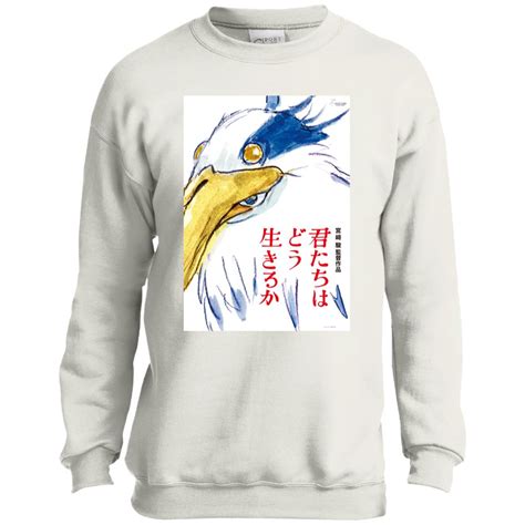 The Boy and The Heron Poster 1 Sweatshirt for Kid - Ghibli Store