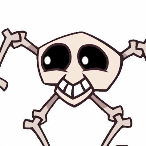 Laughing Skeleton Sticker - Laughing Skeleton Om nom stories - Discover & Share GIFs