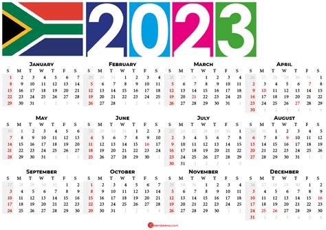 2022 Calendar South Africa With Holidays And Weeks Numbers