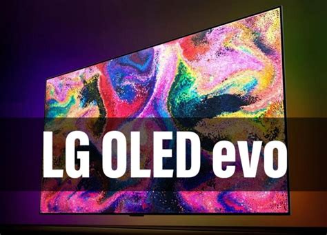 LG TV OLED Evo Display what is the explanation - What is This