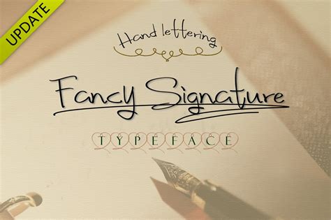 Fancy Signature TrueType Font | Script Fonts ~ Creative Market