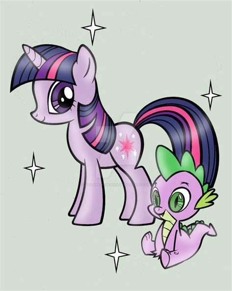 Twilight and Spike 1 by SailorUsagiChan on DeviantArt