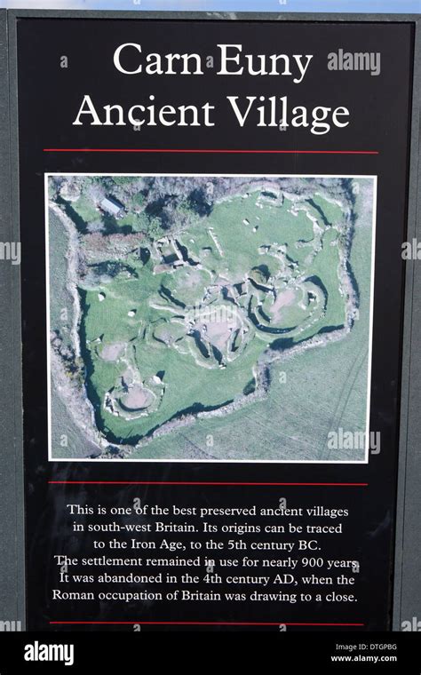 Carn Euny ancient village and archeological site, near Sancreed Penwith ...