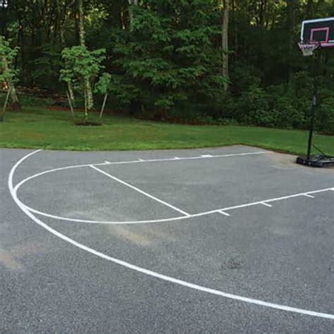 NCAA Basketball Court Stencil