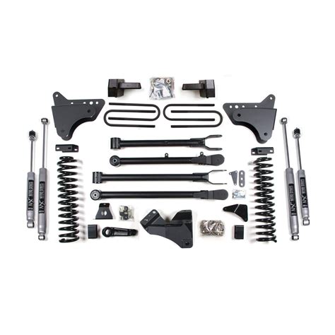 4 Inch Lift Kit w/ 4-Link - Ford F250/F350 Super Duty (05-07) 4WD - Diesel - Alpine Diesel Inc.