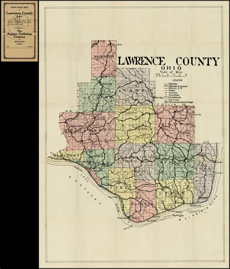 Exploring Lawrence County Ohio Map In 2023 - World Map Colored Continents