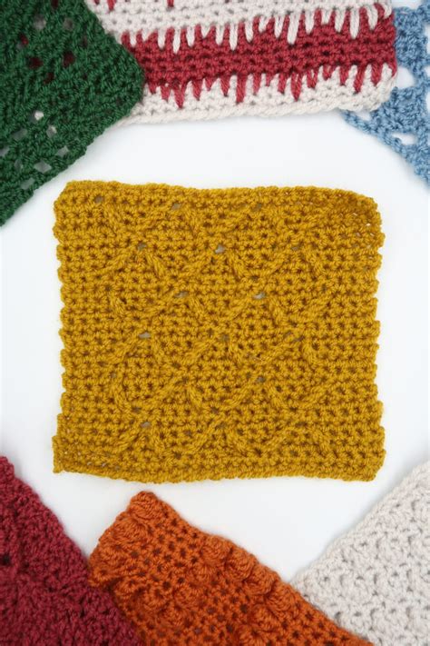 Lattice Stitch Crochet Pattern - FREE textured crochet pattern