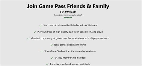 Microsoft has officially announced Xbox Game Pass Family & Friends