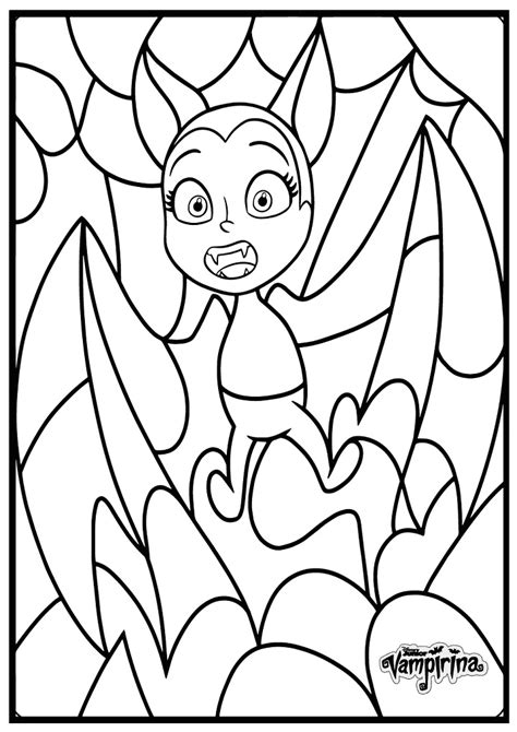 Vampirina Poppy Coloring Page Coloring Pages