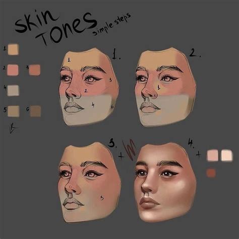 Stylized Station on Instagram: “Super useful character skin painting tutorial by @myn ...