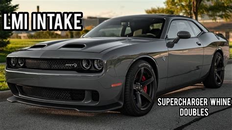 Hellcat Supercharger Whine - Legmaker Intake (LOUDEST) - YouTube