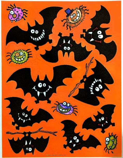 Spooky stickers: 16 vintage Halloween sticker sheets from the seventies & eighties - Click Americana