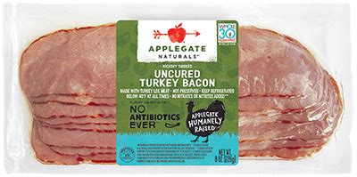 Products - Bacon - Natural Turkey Bacon - Applegate