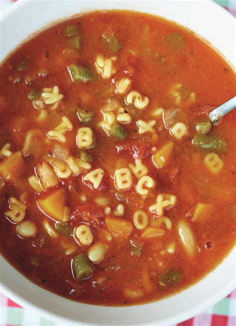 Quick Fix: Alphabet pasta spells delicious | Homemade vegetable soups, Alphabet pasta, Soup recipes