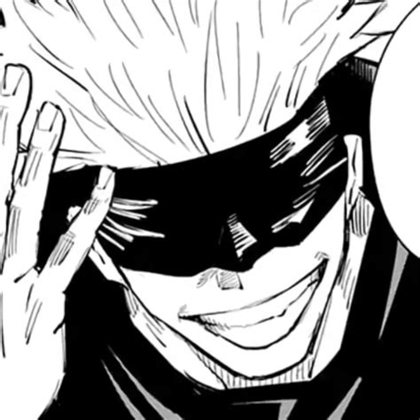 Gojo Manga Panel Pfp : Jujutsu Kaisen Gojo Satoru Glitter Icon ...