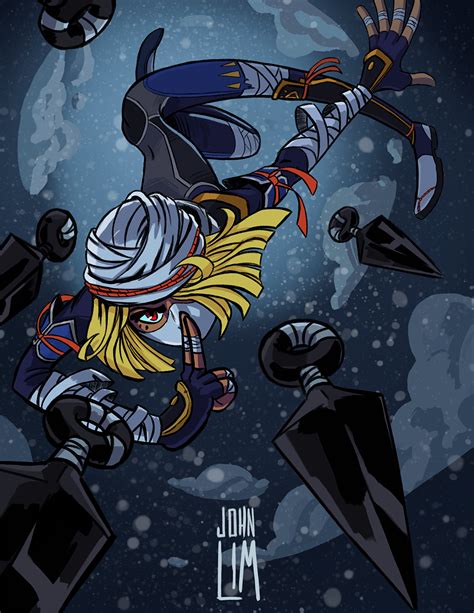 Sheik fan art just in time for Smash Summit : r/smashbros