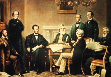 First Reading Of The Emancipation Proclamation Of President Lincoln 1864 Painting | Francis ...