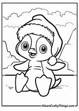 Penguin Coloring Pages Updated 2021 sketch template