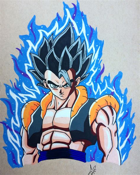 I drew Ultra Instinct Gogeta : r/Dragonballsuper