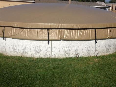 EASYDOME - ROUND - ABOVE GROUND SOLID WINTER COVERS | Winter pool covers, In ground pools, Pool ...