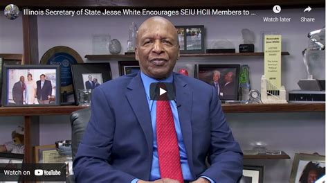 Illinois Secretary of State Jesse White Encourages SEIU HCII Members to Get Vaccinated - SEIU ...