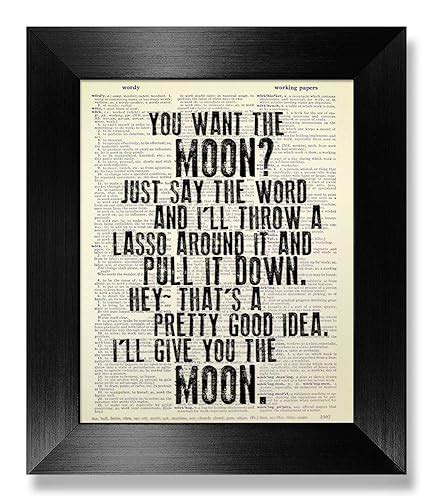 Amazon.com: It’s a Wonderful Life Movie Poster -You want the moon, Just say the word and I'll ...