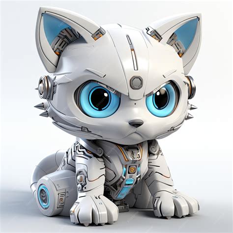 Premium AI Image | illustration cyberpunk cat cartoon fascination splash